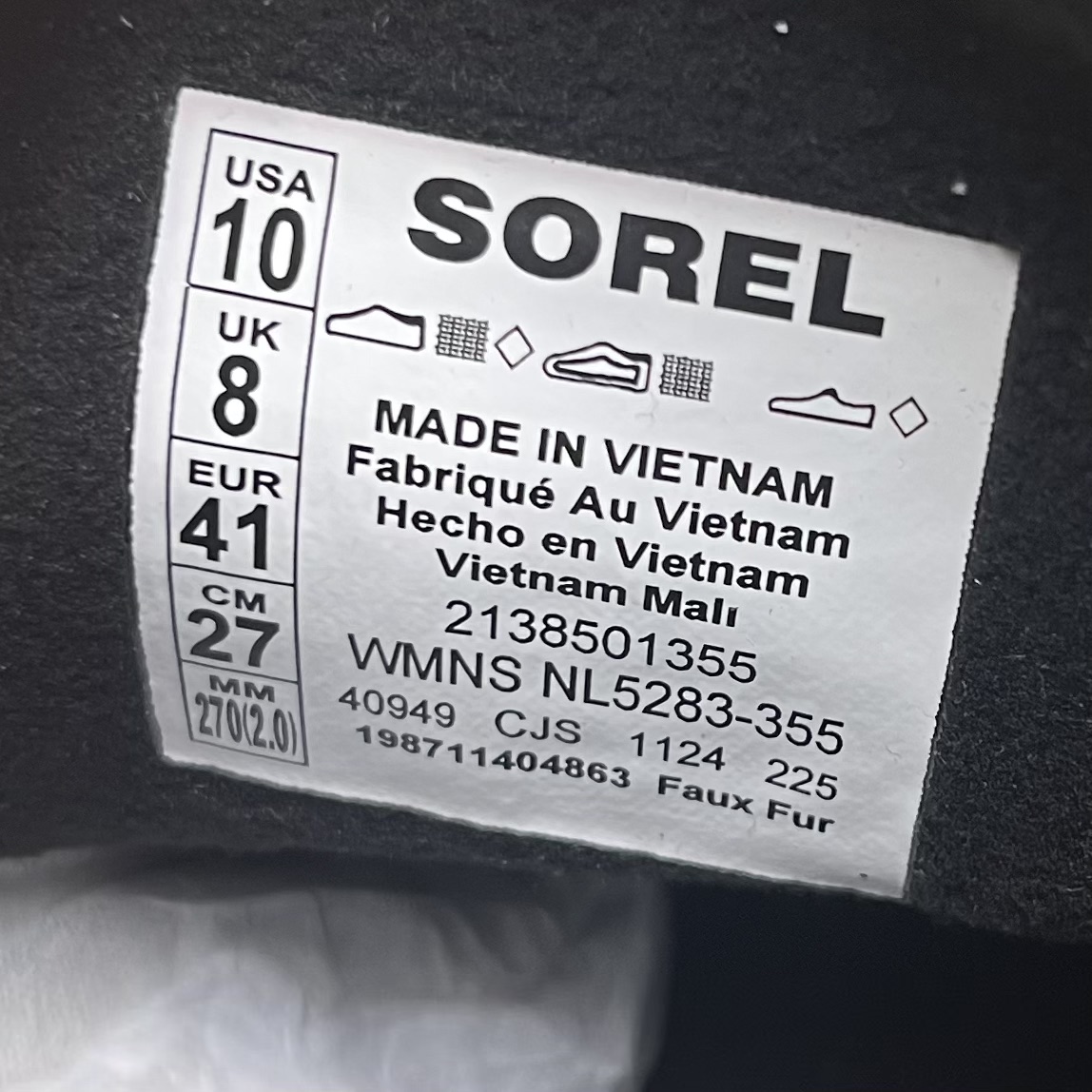 Sorel style tag